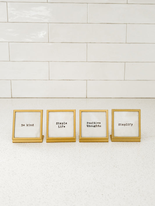 Framed Saying - 4 Styles