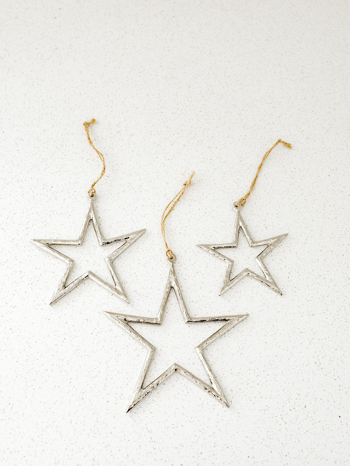 Metal Star - 3 Sizes - 2 Colors