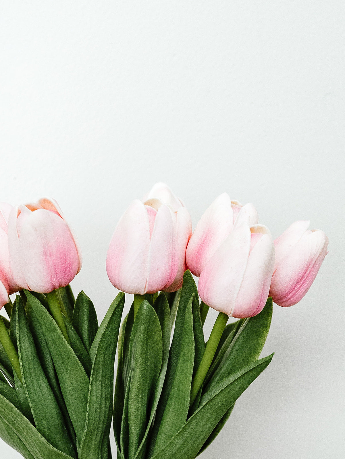 Pink Real Touch Tulip Single Stems