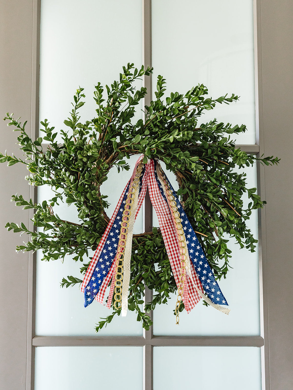 Real Touch Boxwood Wreath - 24"