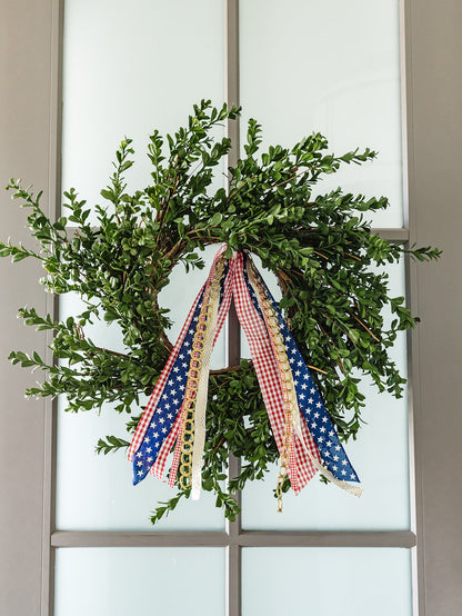 Real Touch Boxwood Wreath - 24"