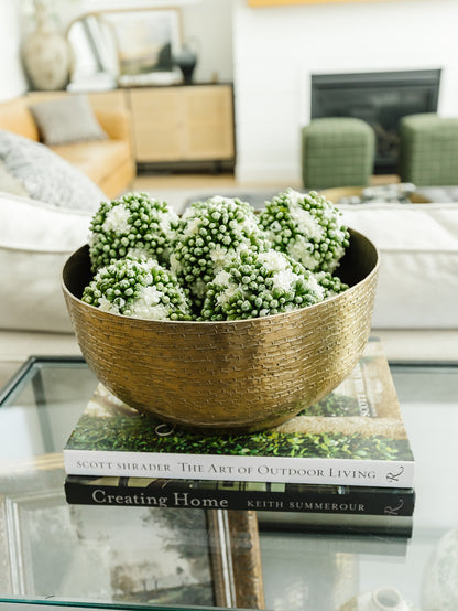 Textured Antiqued Gold Bowl - 3 Sizes