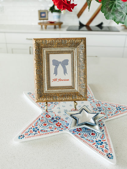 Star Platter Tray - 2 Styles - 18”