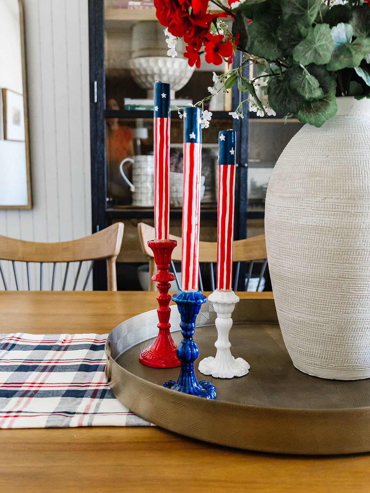 Star Spangled Banner Taper Candle - 2 Styles