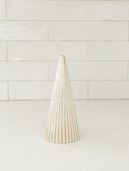 Natural and White Lined Tree - 3 Sizes