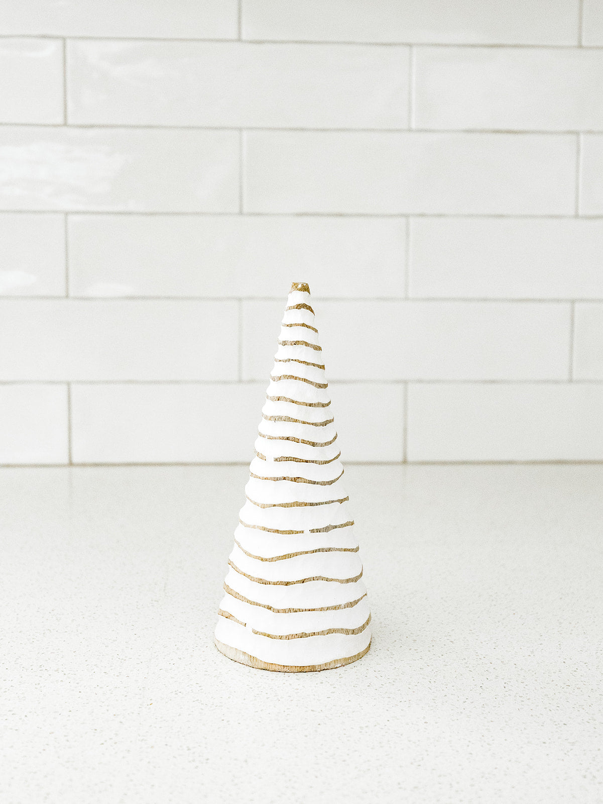 Natural and White Curvy Tree - 3 Sizes