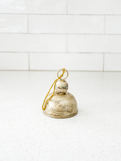 Distressed set of 3 Pewter Bells