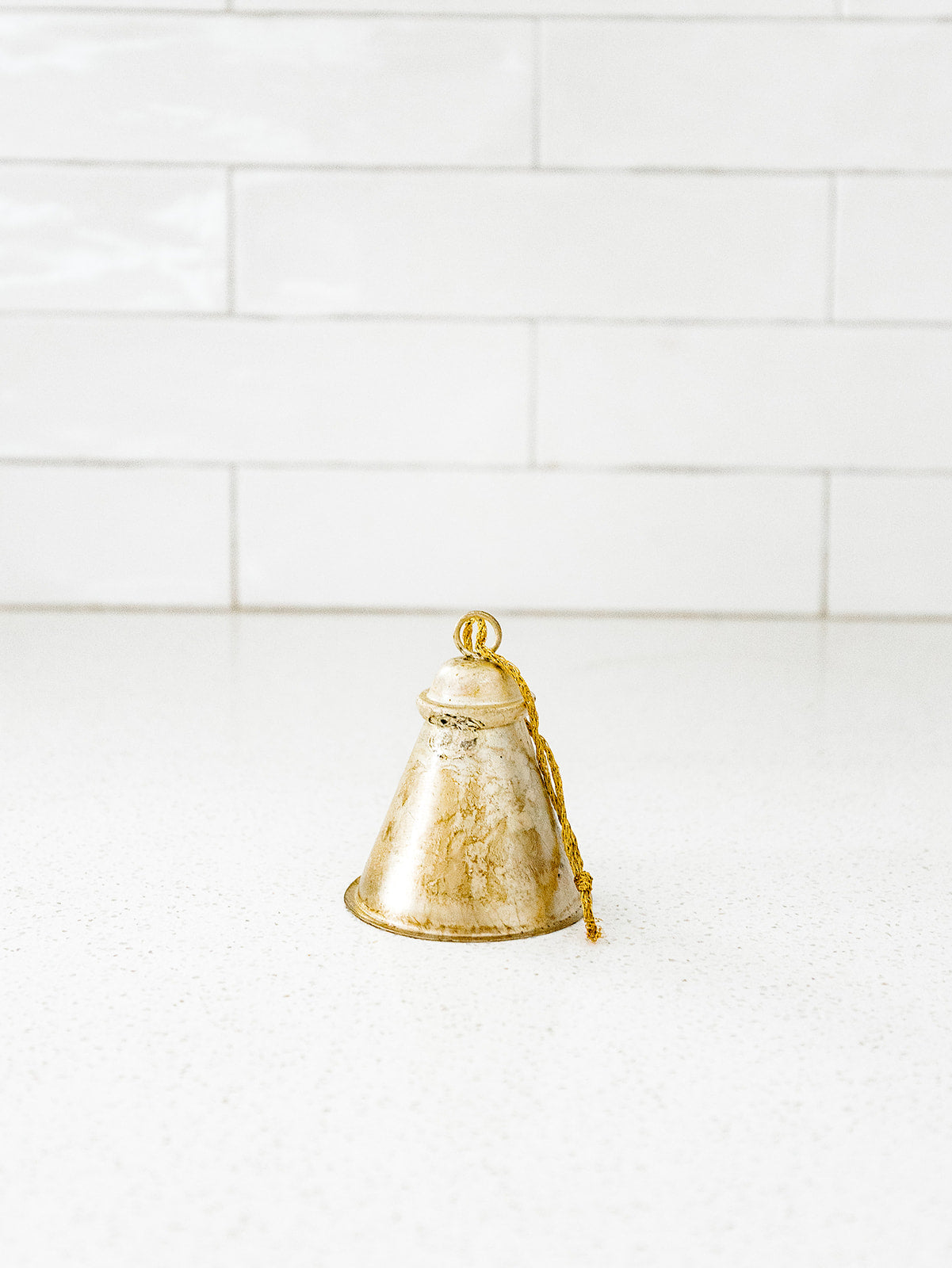 Distressed set of 3 Pewter Bells