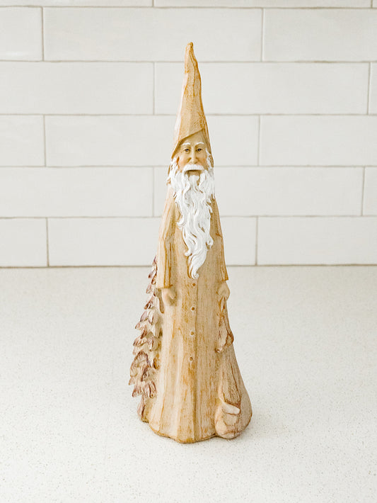 Natural and White Santa - 15.5"