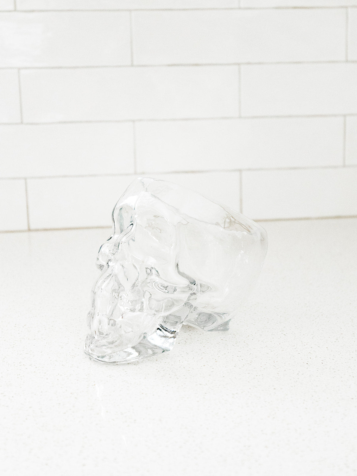 Reaper Glass Skull