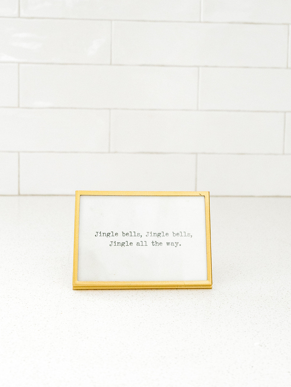 Gold Finish Frame with Saying - 3 Styles