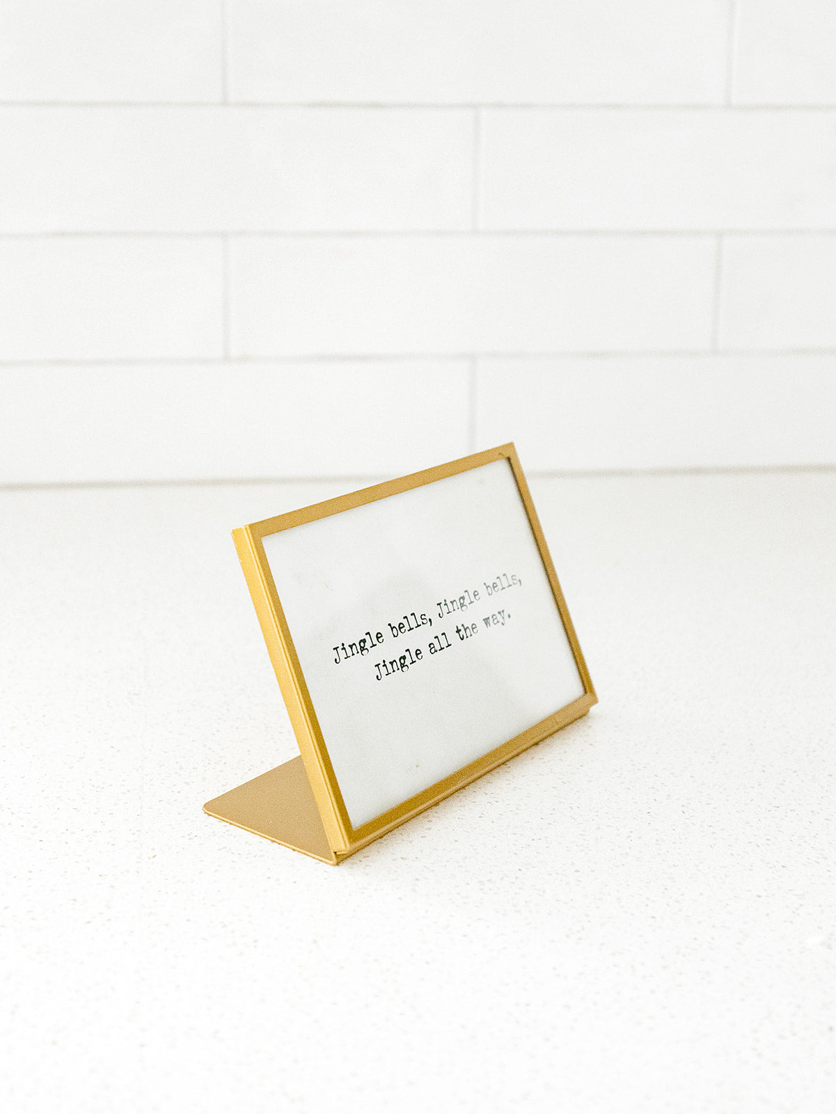 Gold Finish Frame with Saying - 3 Styles