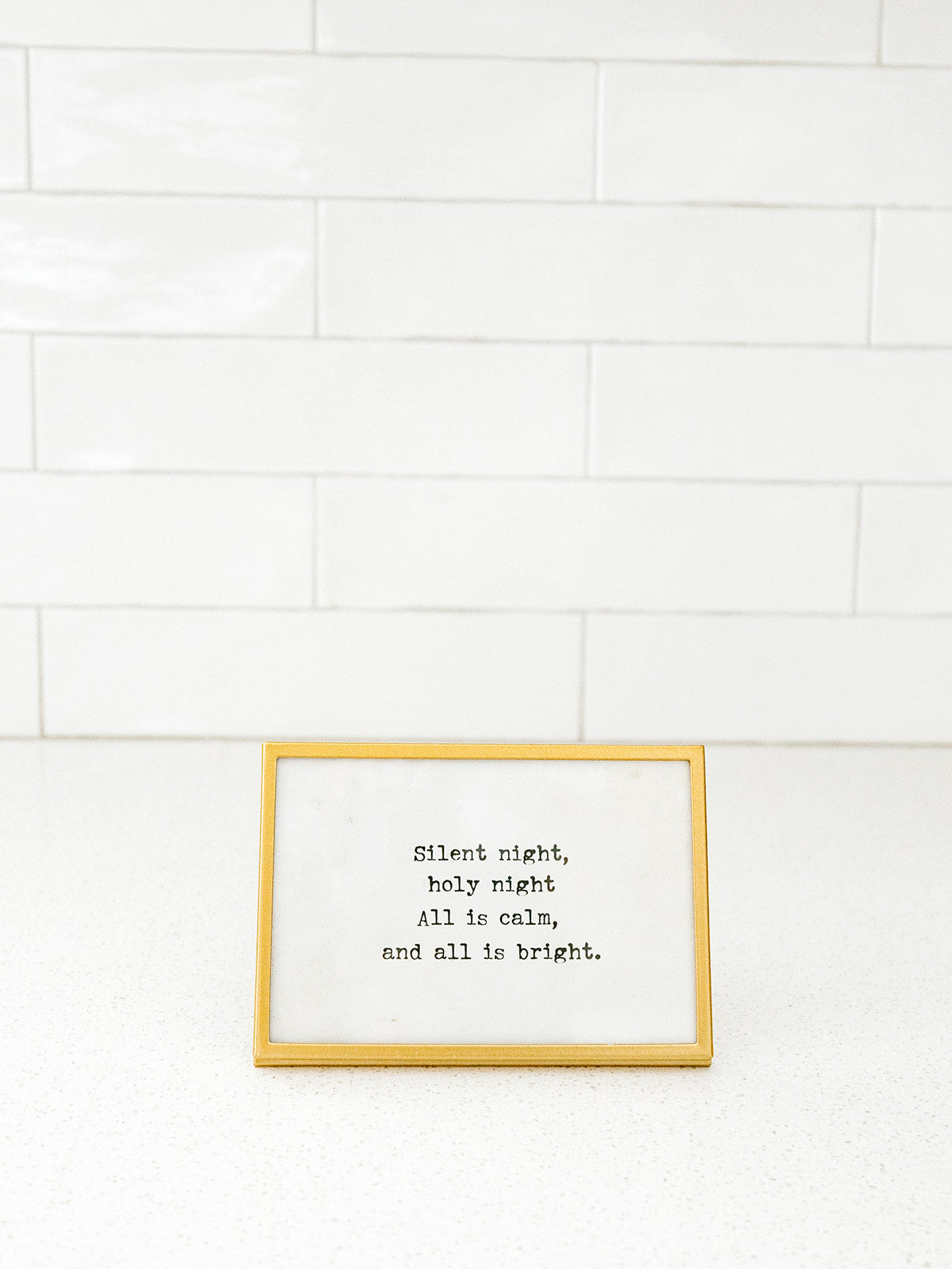 Gold Finish Frame with Saying - 3 Styles