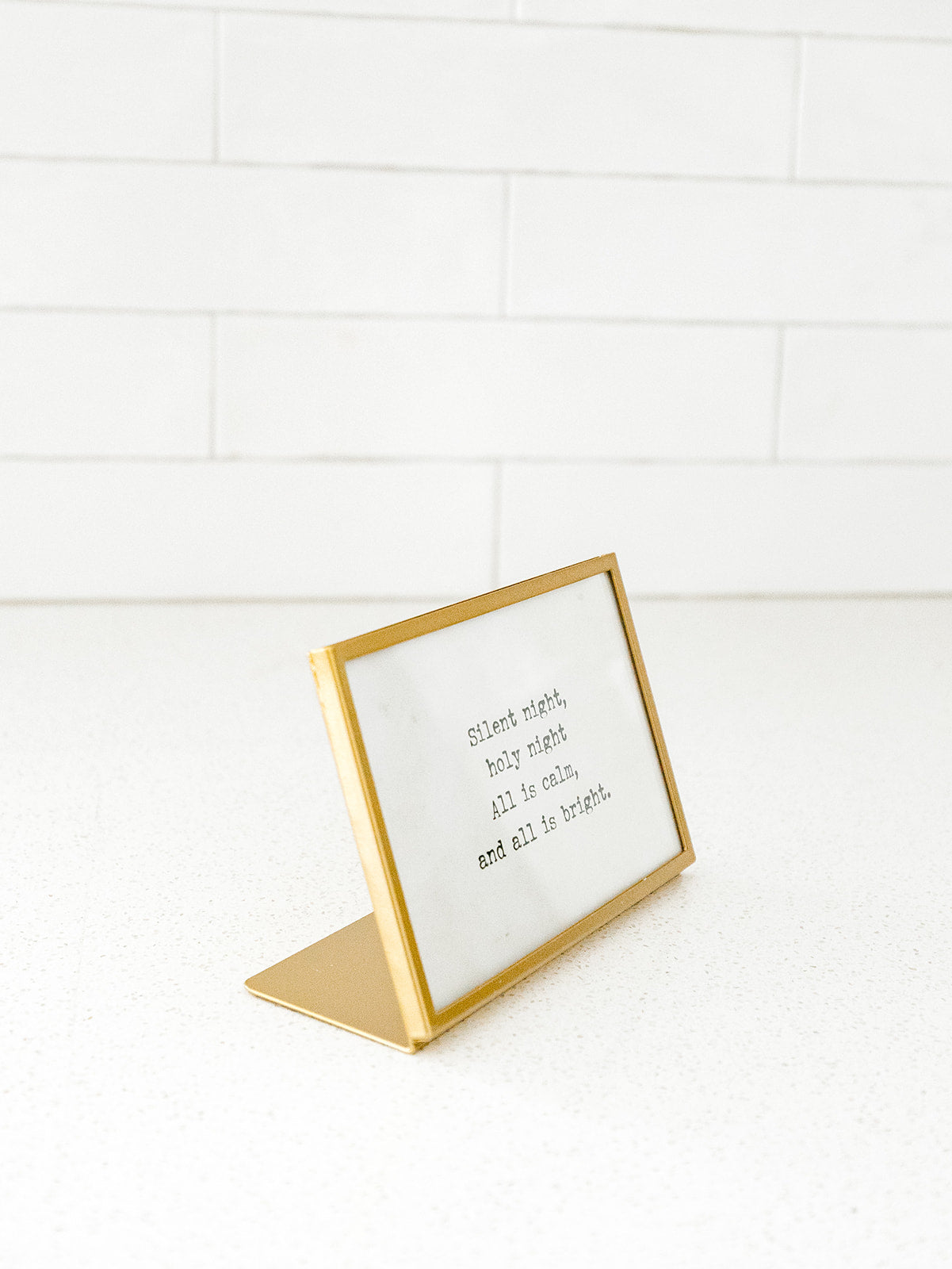 Gold Finish Frame with Saying - 3 Styles