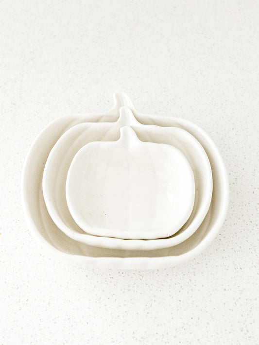 Pumpkin Bowls - Set of 3