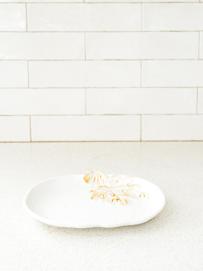 White Pumpkin Plate