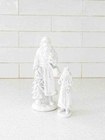 White Glittered Santa - 2 Styles