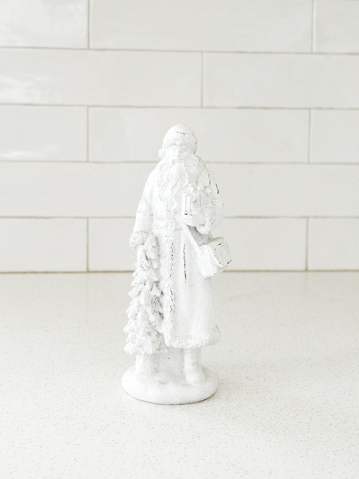 White Glittered Santa - 2 Styles