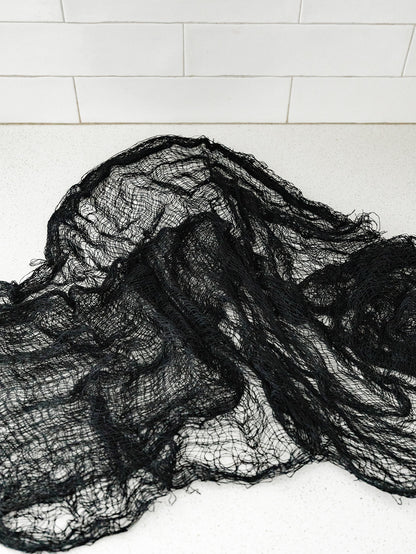 Spooky Black Gauze Cloth
