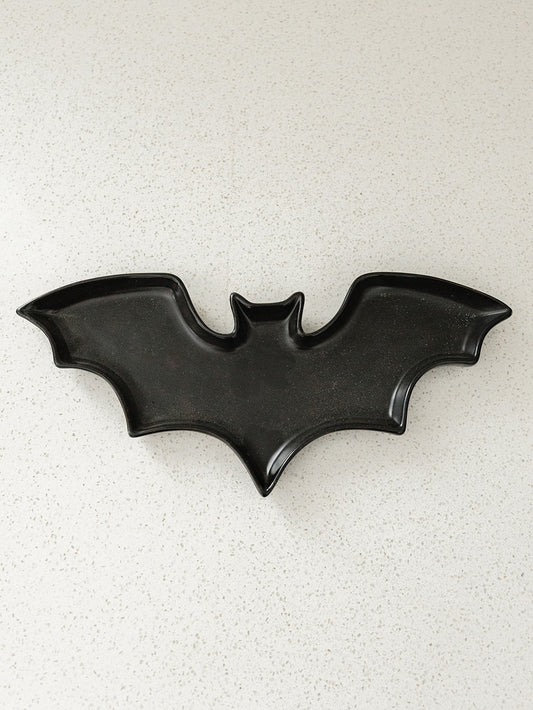 Matte Black Bat Dish