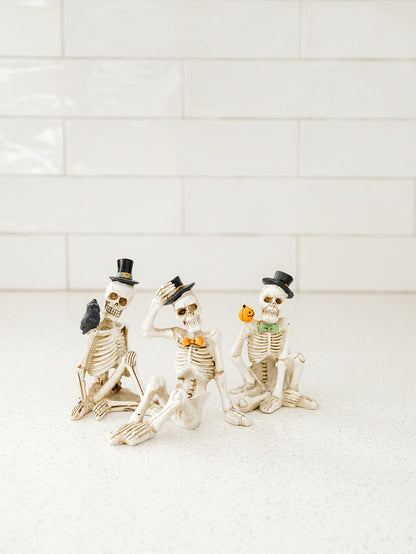Skeleton with Top Hat - 4 Styles