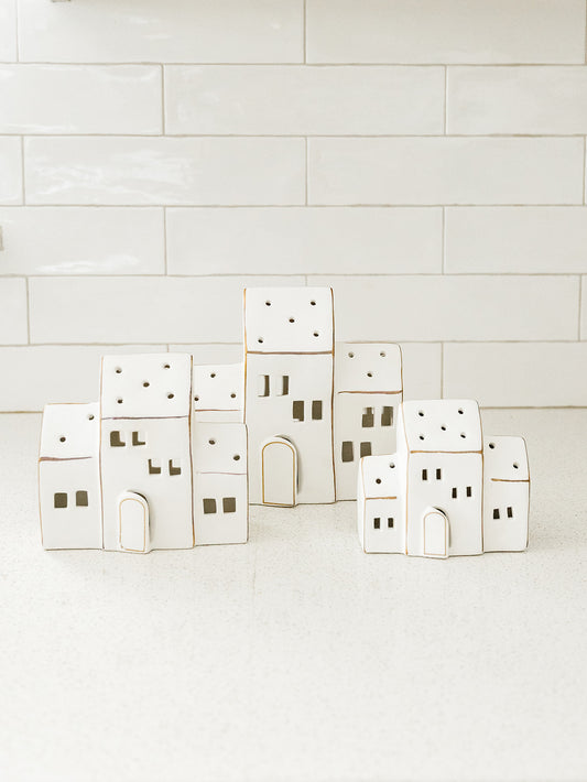 Zermatt LED Porcelain House - 3 Sizes