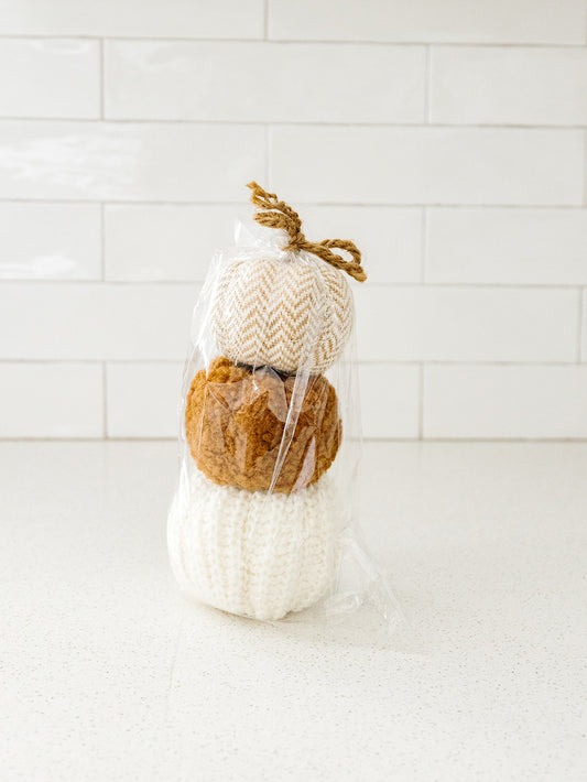Knitted Pumpkin Set