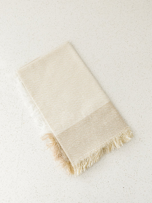 Gold Plaid Napkin