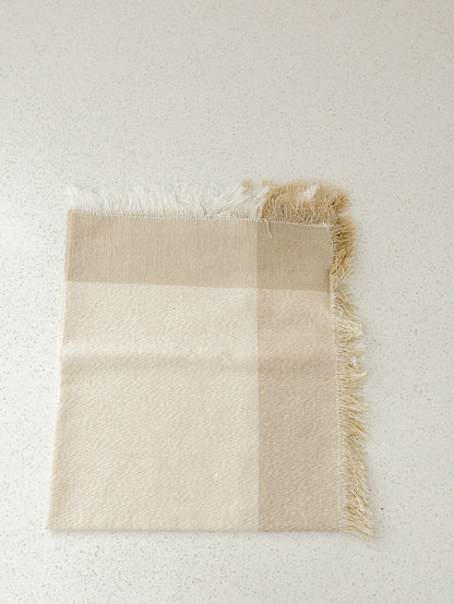 Gold Plaid Napkin