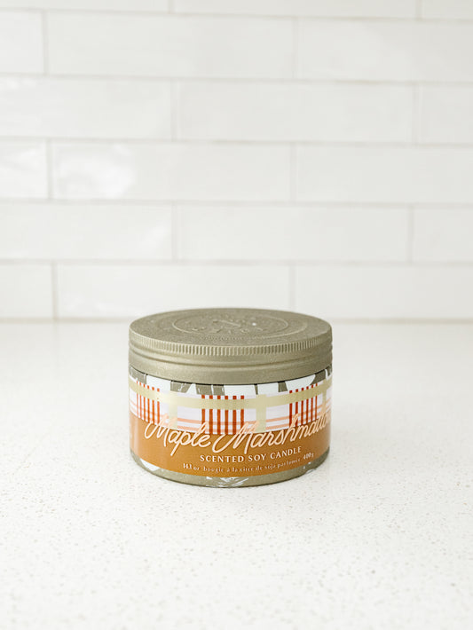 Maple Marshmallow Tin Candle