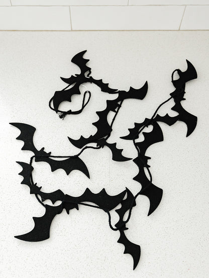 Felt Bat Garland - 71"