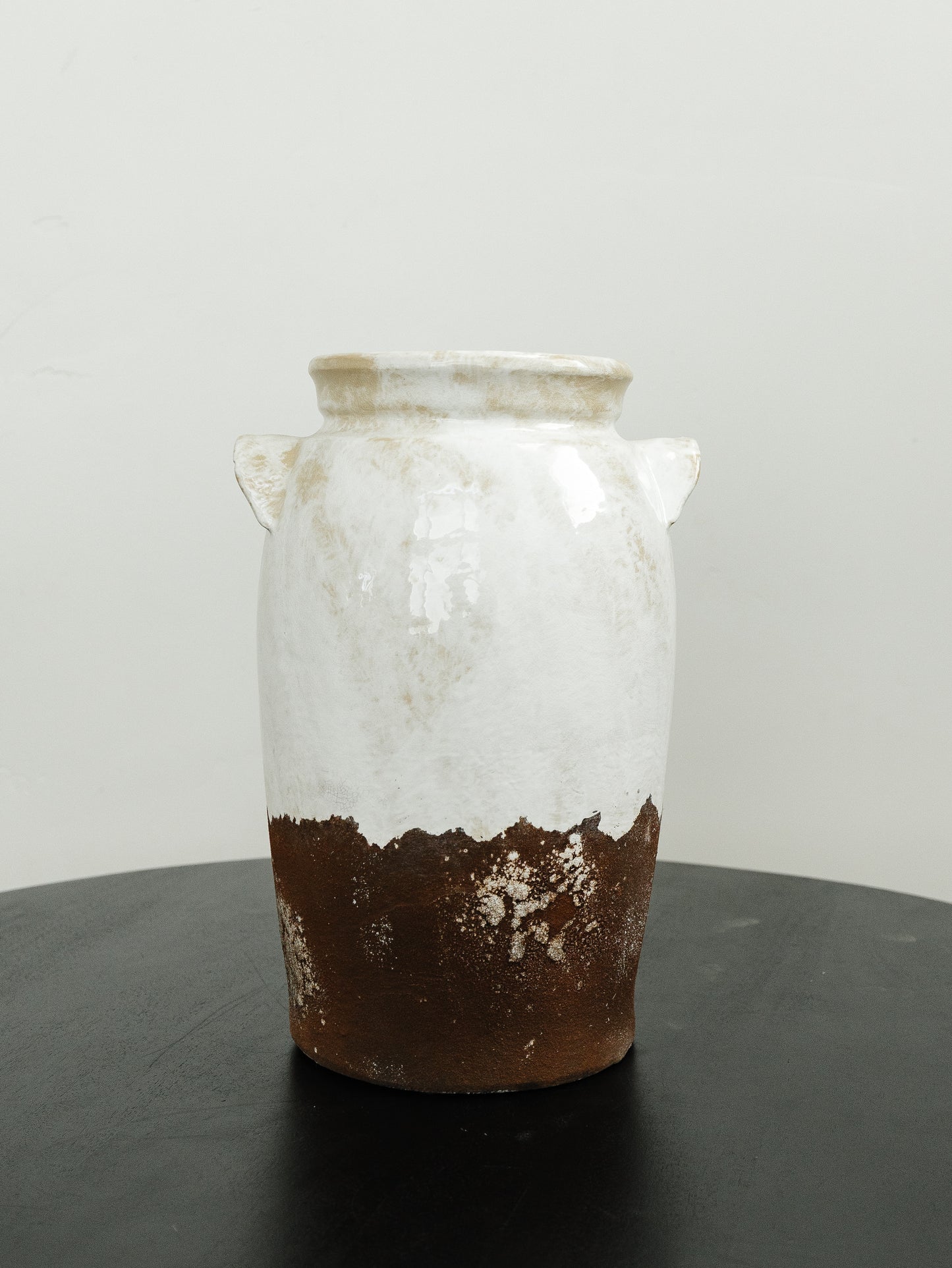 Cream and Brown Glazed Jugs - 3 Sizes