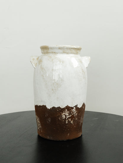 Cream and Brown Glazed Jugs - 3 Sizes