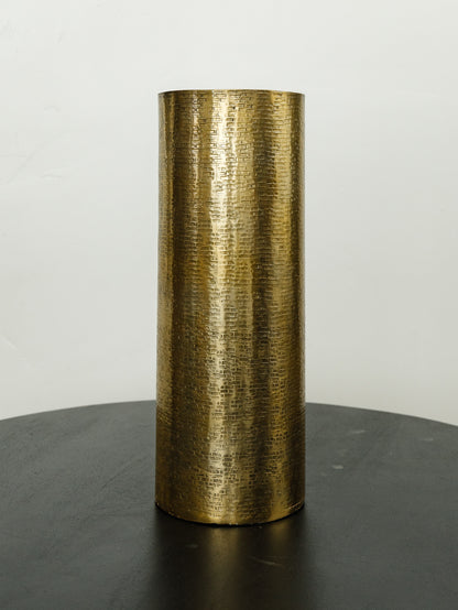 Textured Antiqued Gold Vase - 3 Sizes
