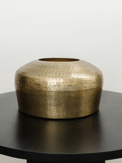 Textured Gold Vase