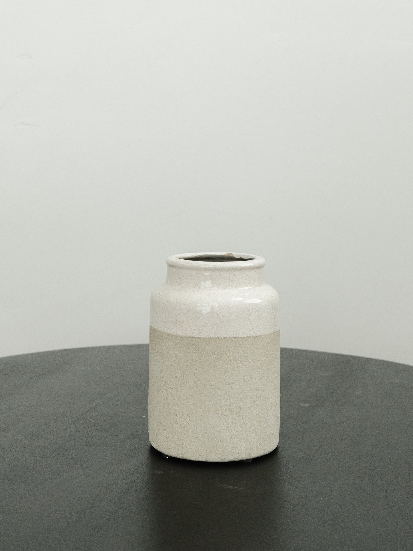 Cream Glazed Top Vase - 3 Sizes