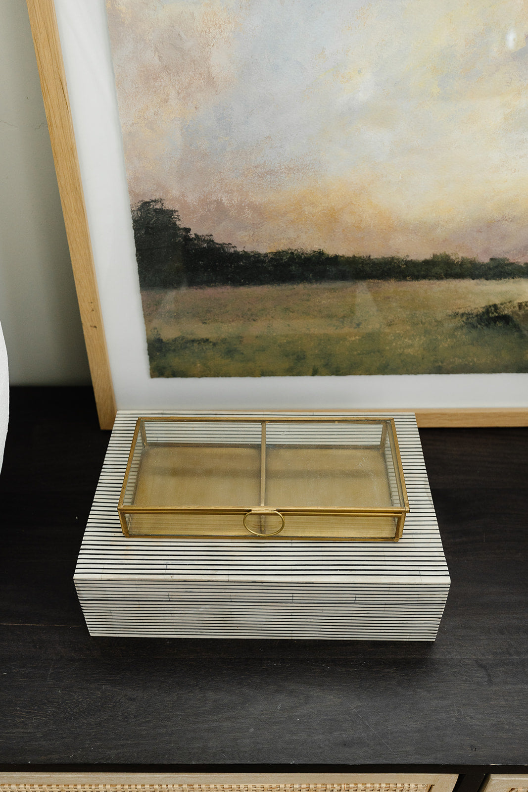 Brass and Glass Display Box