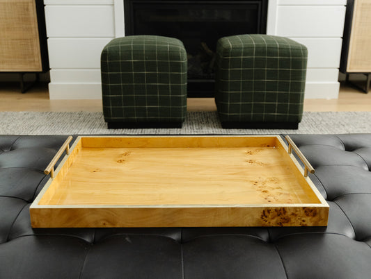 Burl Wood Design Tray