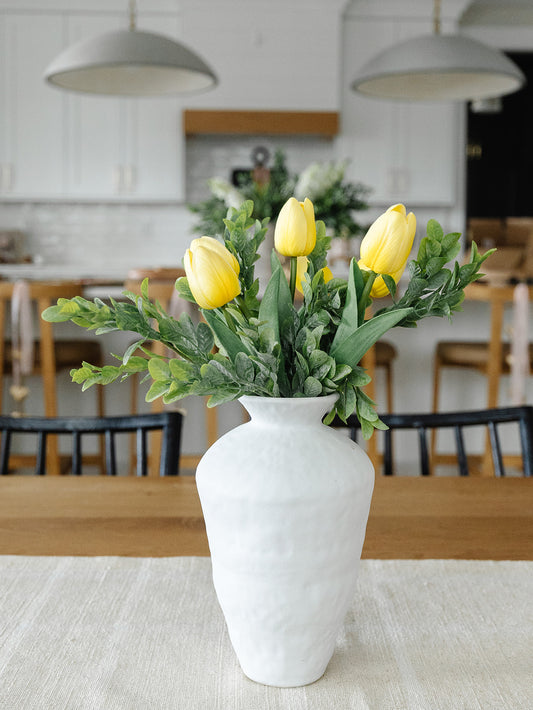 Mini White Bud Vase- 2 Sizes