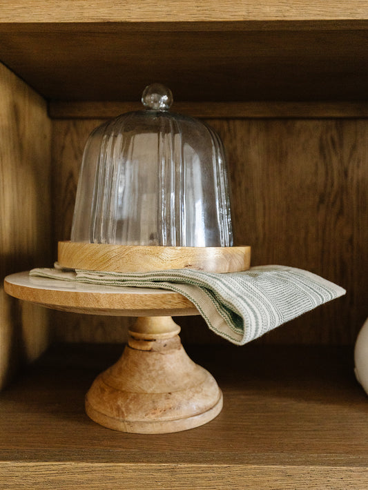 Glass Pleated Cloche