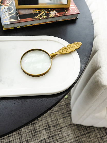 Magnifying Glass with Feather Handle