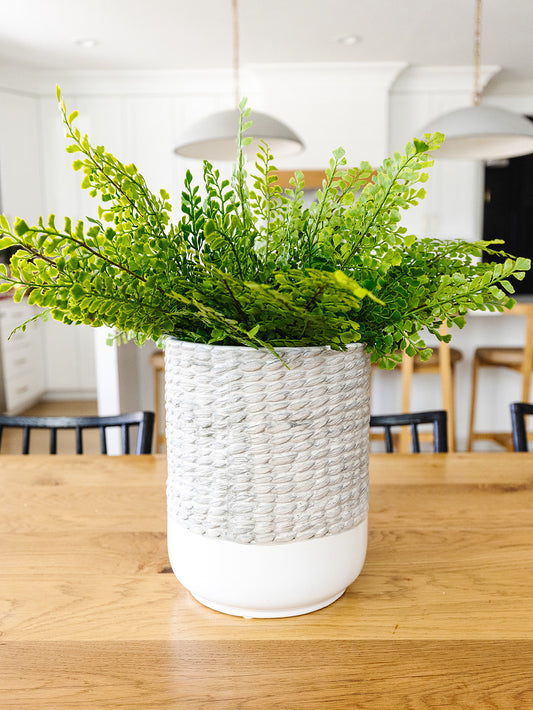 Basket Weave Pot - 2 Sizes