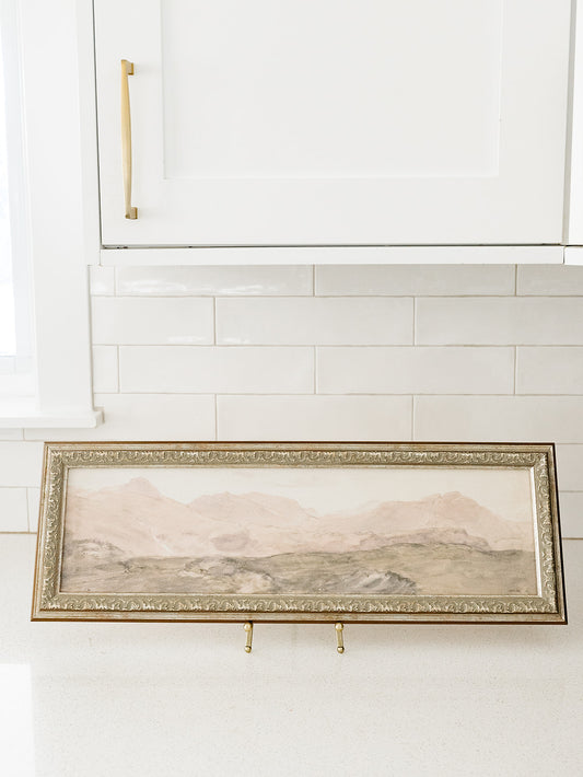 Beautiful View Framed Art - 24"x8"