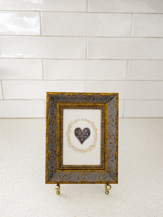Encircled Heart Framed Art - 2 Sizes
