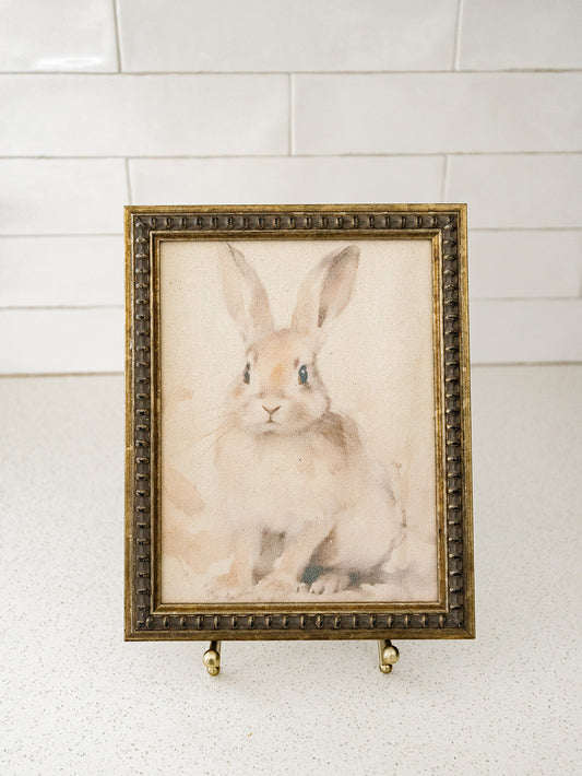 Vintage Bunny Canvas Art - 8x10