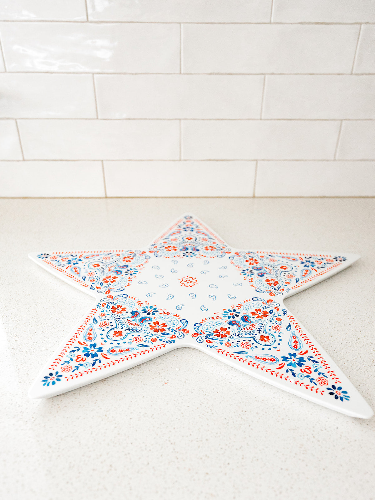 Star Platter Tray - 2 Styles - 18”