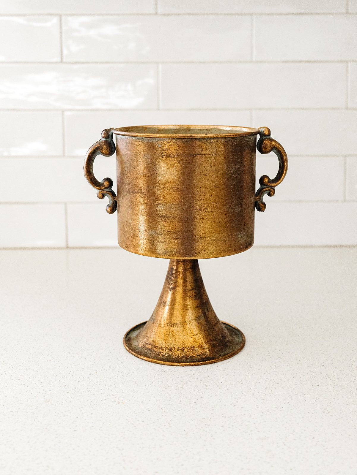 Antique Copper Compote with Handles - 2 Sizes