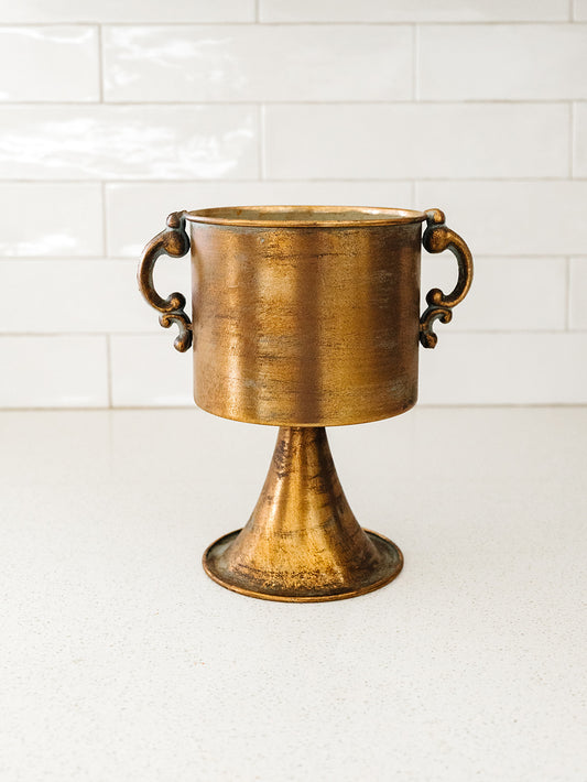 Antique Copper Compote with Handles - 2 Sizes