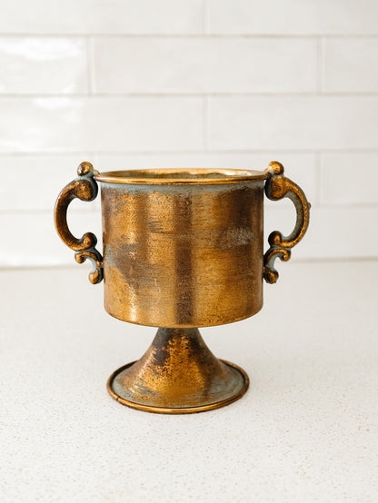 Antique Copper Compote with Handles - 2 Sizes