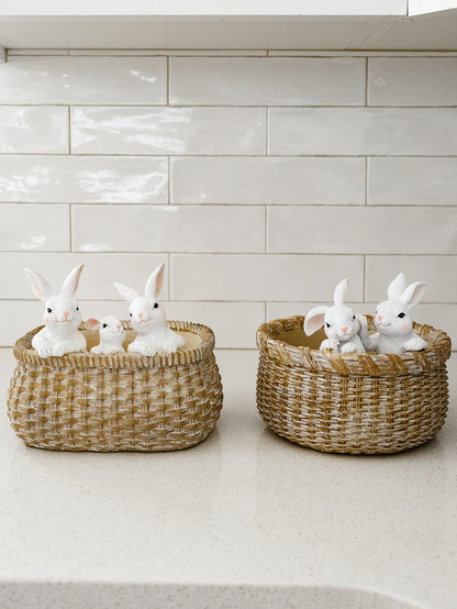 Basket with Easter Bunny - 2 Sizes